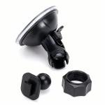 Universal 360° Rotating Suction Cup Mount for Action Camera, Car DVR on Windshield - Secure Holder Bracket for Driving Recording