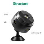 A9 Wifi Mini Camera 1080P Security MonitoringWireless Remote Night Vision Video SurveillanceSmart Home Mini DV Cam HD Camera