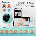 DANMINI 5" 2K WiFi Baby Monitor with Gimbal