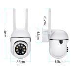 8MP WiFi IP PTZ Security Camera with Audio
