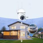 8MP WiFi IP PTZ Security Camera with Audio