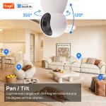 4MP Smart WiFi Security Camera with PTZ