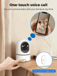 PEGATAH 5MP WiFi Baby Monitor with Night Vision