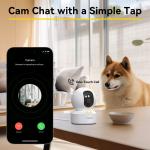 Boykeep 2K Pet Dog Camera with App & Night Vision