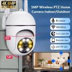 5MP WiFi Security Camera with Two-Way Audio