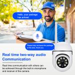 1080P HD Wireless Smart Security Camera with Night Vision