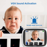 TakTark Wireless Video Baby Monitor with Night Vision
