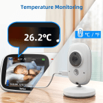 TakTark Wireless Video Baby Monitor with Night Vision