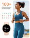AGPTEK Women's Waterproof Smartwatch with Heart Rate Monitor