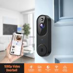 GridTera Wireless Smart Video Doorbell with AI Detection