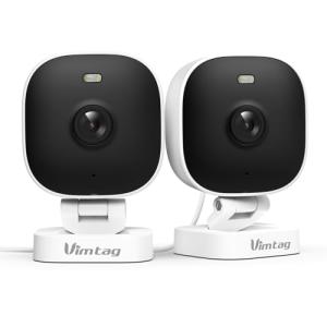 VIMTAG 2.5K Security Cameras with Night Vision
