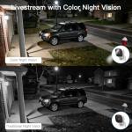 VIMTAG 2.5K Security Cameras with Night Vision