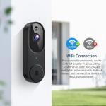 GridTera Wireless Smart Video Doorbell with AI Detection