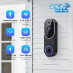 720P Smart Battery-Powered Security Doorbell Camera
