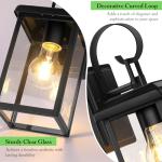 BesLowe Outdoor Wall Light Fixtures 2-Pack