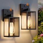 Dusk to Dawn Outdoor Wall Mount Light Set