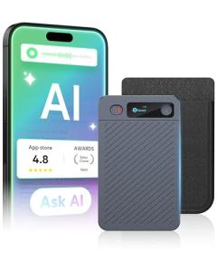 64GB AI Voice Recorder with App Control