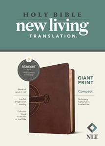 NLT Giant Print Bible with Filament Support