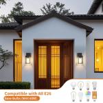 Dusk to Dawn Outdoor Wall Mount Light Set