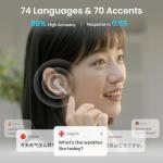 Wooask A8 Real-Time Translation Earbuds, 144 Languages