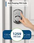 TEEHO TE001 Keyless Smart Deadbolt Lock with Keypad