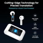 Wooask A8 Real-Time Translation Earbuds, 144 Languages