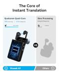 WOOASK A9 AI Translation Earbuds - 144 Languages