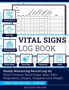 Health Monitoring Log Book for Vital Signs