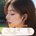 M10 AI Language Translator Earbuds – 144 Languages