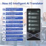 AI Language Translator Device with 137 Languages