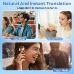 Smart Language Translator Earbuds with Real-Time Translation