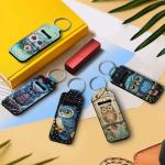 SEANATIVE Owl Keychain Lip Balm Holder Sleeve