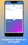 Fast English to Nepali Translator App for Mobile