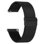 Black Mesh Quick Release Watch Band for Smartwatches