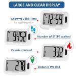 CoolFire 3D Clip-On Pedometer for Fitness Tracking