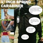 3D Pedometer Step Tracker with Clip and Carabiner