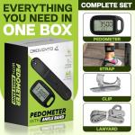 Ankle Activity Tracker Step Counter with Clip