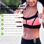 3D Pedometer Step Tracker with Clip and Carabiner