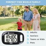 OZO Fitness Clip-On 3D Pedometer for Walking