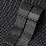 Black Mesh Quick Release Watch Band for Smartwatches