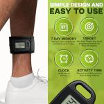 Ankle Activity Tracker Step Counter with Clip
