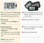 CoolFire 3D Clip-On Pedometer for Fitness Tracking