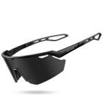 Lamicall Ultralight Polarized Sports Sunglasses - Black