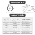 Black Mesh Quick Release Watch Band for Smartwatches