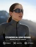 Lamicall Ultralight Polarized Sports Sunglasses - Black