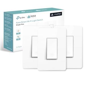 Kasa Smart Light Switch with Voice Control, 3-Pack