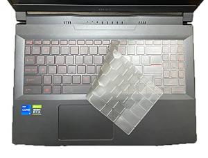 Keyboard Skin Compatible for 2025-2023 MSI Vector 16 A16 HX AI/Pulse 16 AI/Stealth A16 AI/Crosshair 16 HX AI, Katana A15 AI/Katana 15 HX/Cyborg 15 AI, Pulse 17 A17 AI/Vector 17 HX AI (Clear)
