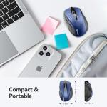 TECKNET Wireless Ergonomic Mouse with 24-Month Battery