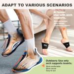 Adjustable Wearable Arch Support Inserts for All