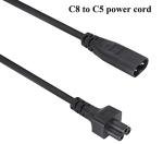 AAOTOKK C8 to C5 Power Adapter Cable Set